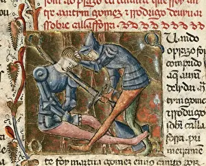 Spaniard Prints: CID, Rodrigo DÕaz de Vivar, called The (1043-1099)