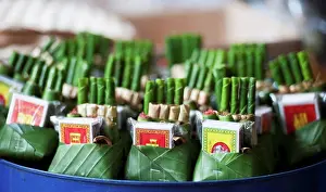 Differential Prints: Cigarettes Thai Cheroots For Sale In A Market, Chiang Mai, Thailand