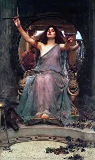 One Young Woman Only Prints: Circe Offering the Cup To Ulysses John William Waterhouse (1849-1917 British) Oldham Art Gallery