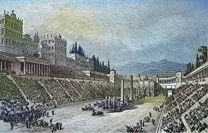 Circus Prints: Circus Maximus, Italian Circo Massimo