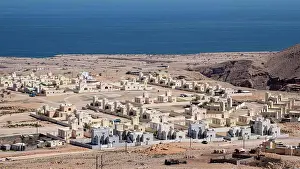Overlooking Prints: The city of Fins, Sultanate of Oman