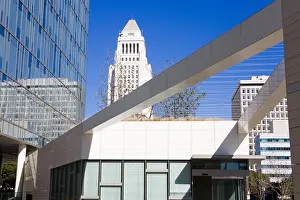 City Location Prints: City hall and police department building