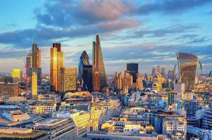 Finance Prints: City of London, UK