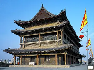 Peoples Republic Of China Prints: The city of Xian in Shaanxi Province in the Peoples Republic of China