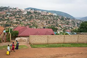 Rwanda Prints: Cityscape, Kigali, Rwanda