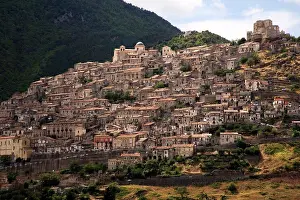 Cityscape. Morano Calabro. Pollino national park. Calabria. Italy, Italy. (Photo by: Renato Valterza/REDA&CO/UIG)