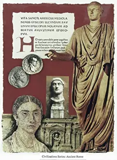 Charm Prints: Civilizations Series: Ancient Rome 2004 Gerry Charm (20th C. American) Collage