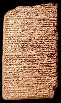 Tablet Prints: Clay tablet letter from Tushratta, King of Mitanni, to Amenophis III, King of Egypt