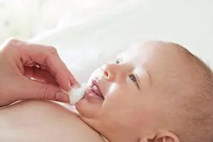Nappy Prints: Cleaning baby