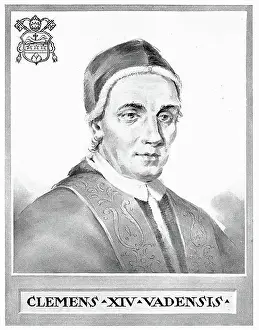 Looks Into The Camera Prints: Clement XIV, civil Giovanni Vincenzo Antonio Ganganelli