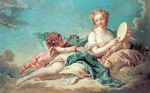 Nude Prints: Clio, The Muse of History and Song (Follow)