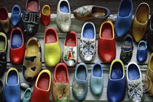 Assorted Prints: Clogs on display, Amsterdam, Netherlands