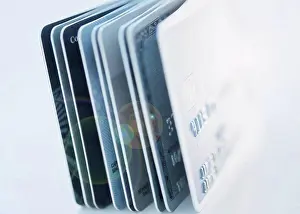 Large Group Prints: Close up of credit cards