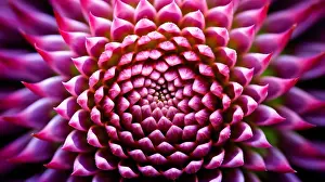 Graceful Prints: A close up of a pink flower