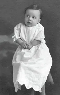 Beginnings Prints: Close-up of a baby girlc.1921