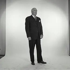 Business Suit Prints: Close-up of a businessman standing