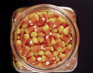 Candy Prints: Close-up of candy corn