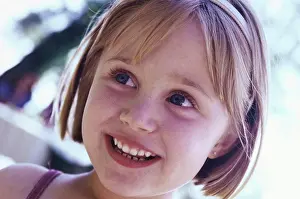 Straight Prints: Close-up of a girl smiling