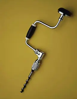 Work Tool Prints: Close-up of a hand drill