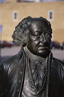 Human Representation Prints: Close-up of a John Adams Statue, City of Presidents, Rapid City, South Dakota, USA