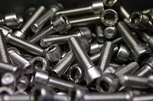 Produce Prints: Close-up of large number of screws