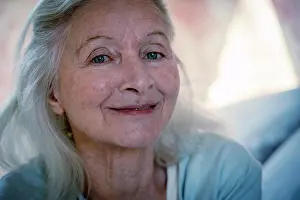 Retirement Prints: Close-up of senior woman