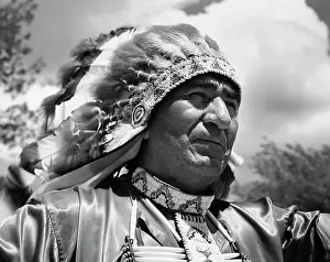 Culture Prints: Close-up of a Sioux man