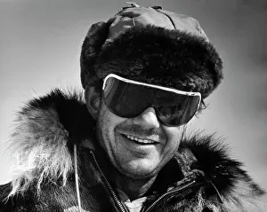 Protection Prints: Close-up of a young man wearing warm clothing