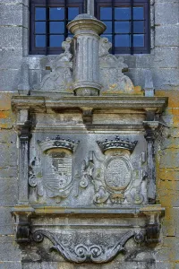 Middle Ages Prints: Coats of arms of the Chateau de Feluy