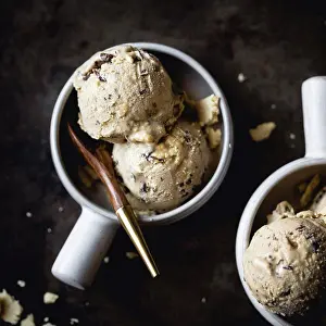 Dessert Prints: coffee halva chocolate chip ice cream