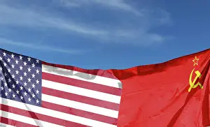 Union Prints: cold war. Flag of the Soviet Union 1922-1991