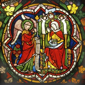Virgin Prints: Cologne Cathedral, The Annunciation, 12th century