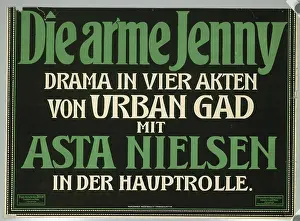 Union Prints: Color print circa 1910 showing the lower part of Poor Jenny with Asta Nielsen