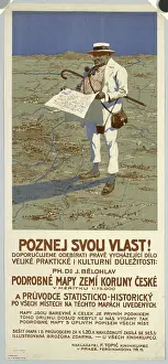 Period Prints: Color print by Viktor Oliva titled Know Your Country!