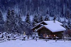 Log Cabin Prints: ColoradoUSA