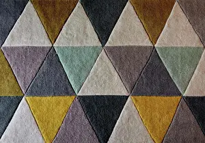 Azure Prints: Colorful carpet details for background