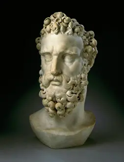 Florence Prints: Colossal Head. Attributed to Baccio Bandinelli (Italy)
