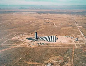 Aerial Photograph Prints: Colour aerial photograph of the US Department of Energy's Solar Thermal Test Facility at Scandia Laboratories