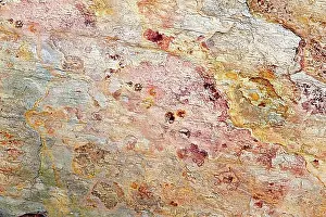 House Wall Prints: Coloured structure as background