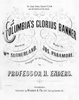 Music Prints: Columbia's glorious banner, Paramore