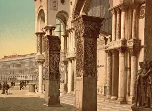 Basilica Prints: Columns of St. Mark's Church
