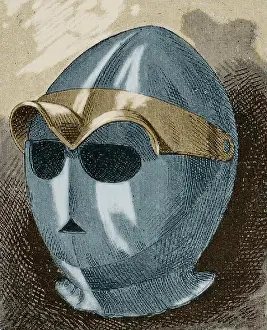 Gear Prints: Combat helmet. Spanish sallet ('Celada de encaje')