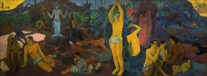 Life Styles Prints: Where Do We Come From What Are We Where Are We Going; 1897-98; Oil on canvas Paul Gauguin French; 1848-1903