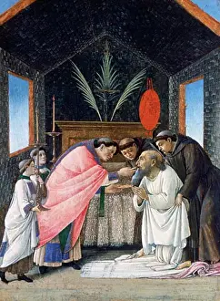 Sep07 Prints: The Last Communion of Saint Jerome early 1490s Sandro Botticelli (1444-1510 Italian)