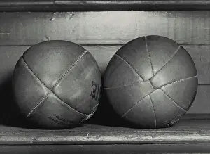 Group Of People Prints: Comparison shot of the 4 and 8 piece R Union balls