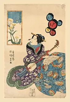 1850 Prints: Composing A Song, Japanese Prints