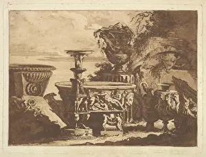 Jacques Prints: Composition with the Medici Vase