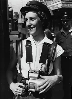 Tram Prints: Conductress Miss Nona Sharp, of the Footscray Depot
