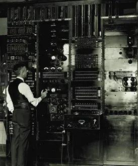 Innovation Prints: The control panel at 2BL at 96 Market Street where in 1932 the station occupied six offices