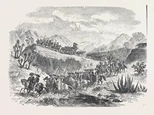 Mexico Prints: CONVEYING SILVER FROM THE MINES TO MEXICO, 1868